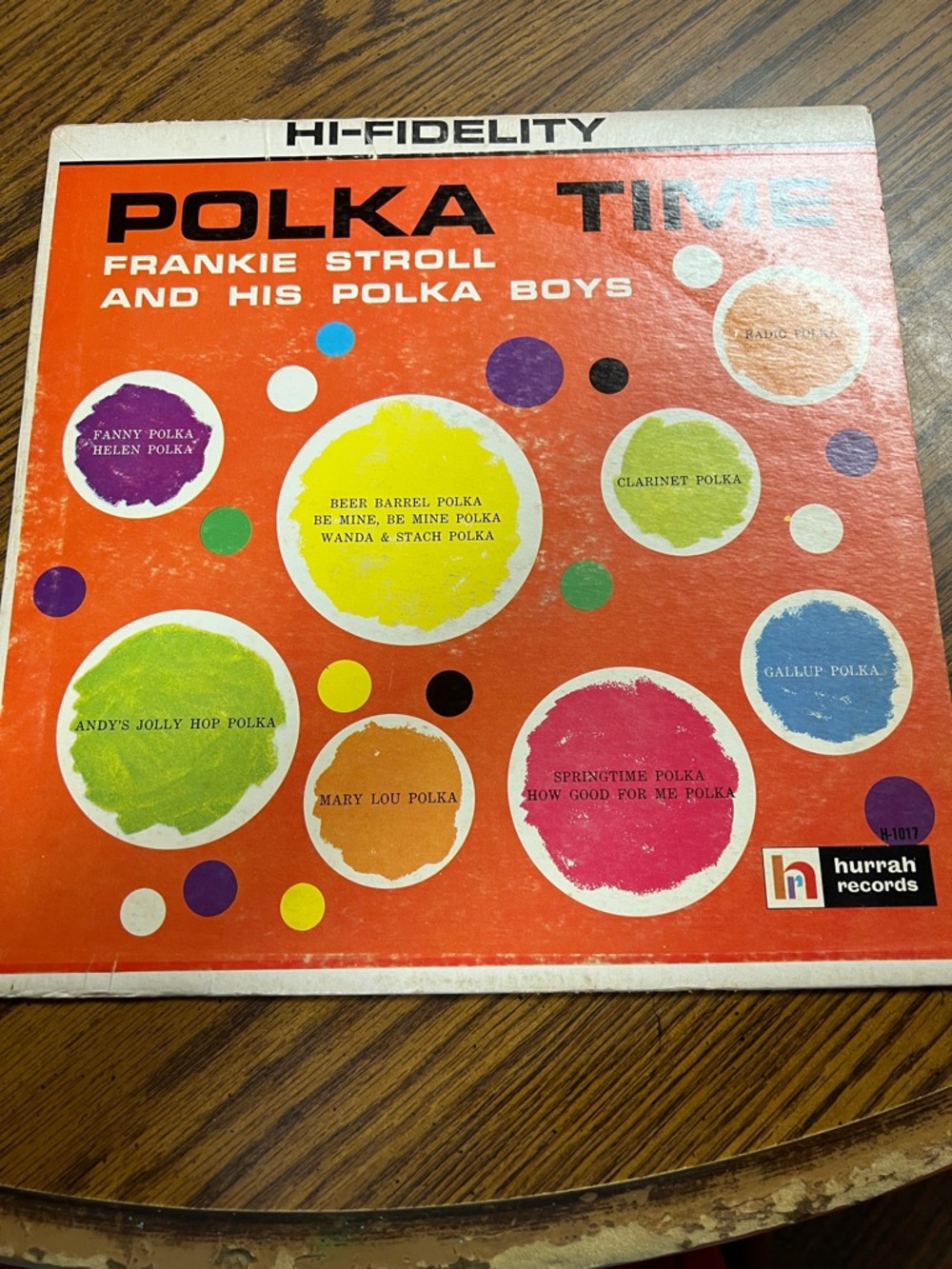 Polka Time - Frankie Stroll and His Polka Boys Album (Orange Cover)